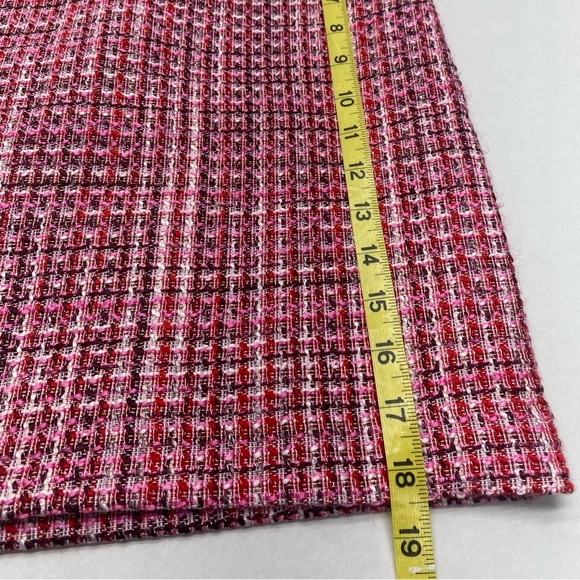 Y2K PINK TWEED SKIRK WHITE HOUSE BLACK MARKET SZ 6 CLUELESS COLLEGE PREP - Picture 8 of 12